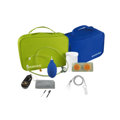 Nylon Oxford Blue Color Kit Bag For Hearing Aids And Accessory Packing
