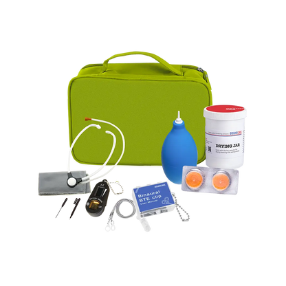 Nylon Oxford Blue Color Kit Bag For Hearing Aids And Accessory Packing