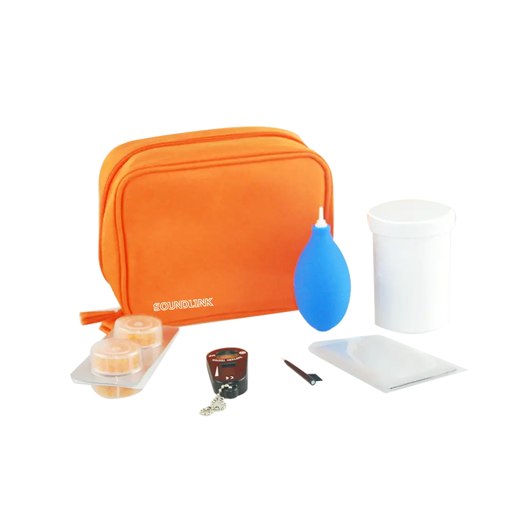 Soundlink Oem Orange Grey Color Hearing Aid Accessories Drying Tool Kit Bag