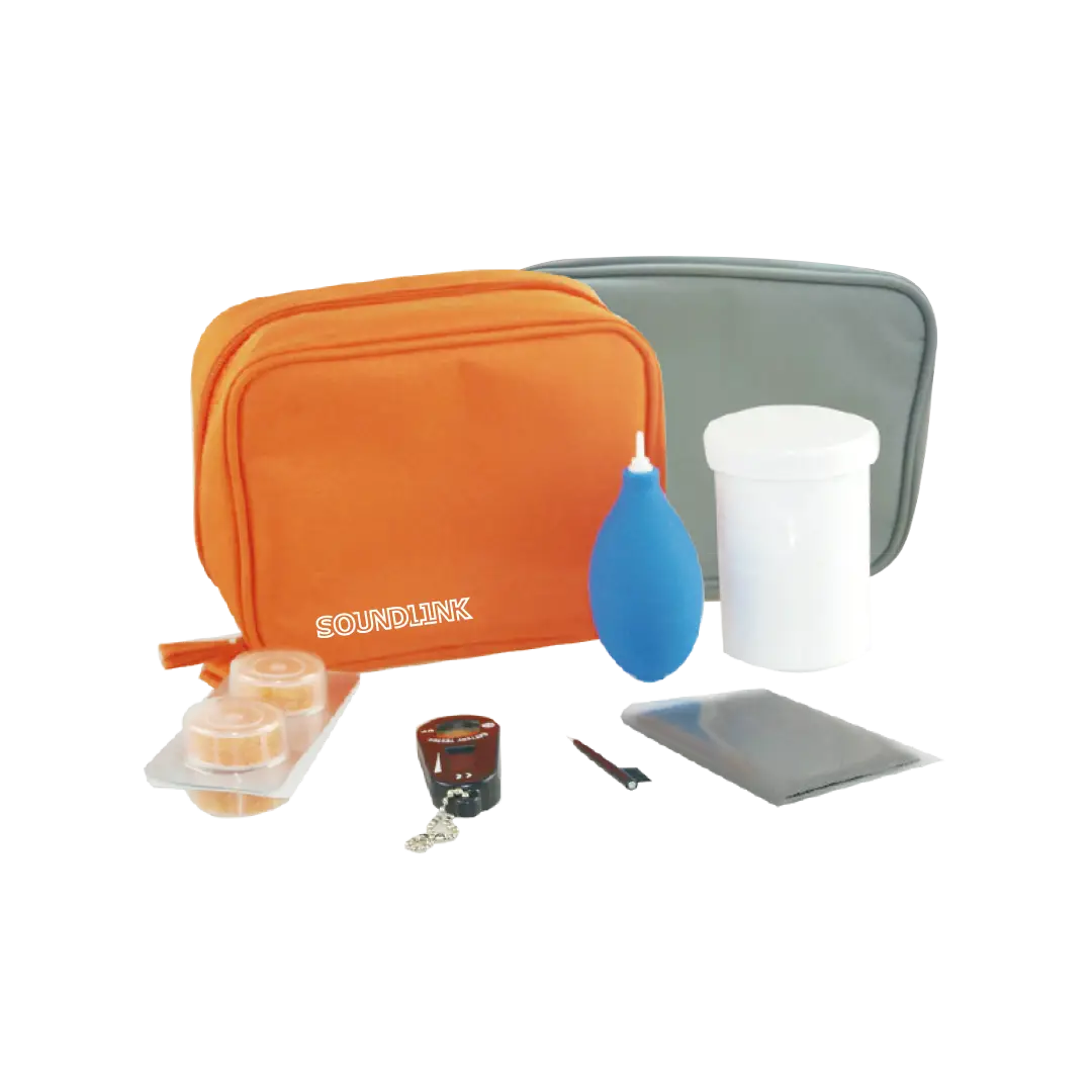 Soundlink Oem Orange Grey Color Hearing Aid Accessories Drying Tool Kit Bag