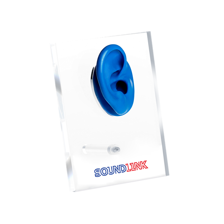 Acrylic Ear Display For Hearing Aids Displaying For Hearing Aids Clinic