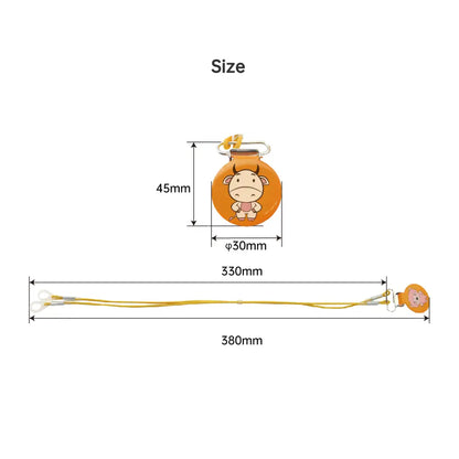 Kids Bilateral Lanyard BTE Hearing Aid Protector Holder Anti Lost Clip