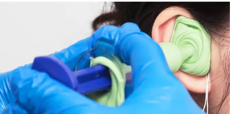 Professional Hearing Aid Ear Mold IEM Earphone Ear Impression Syringe