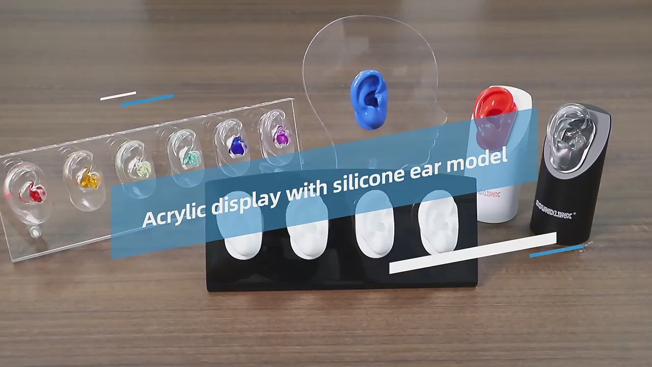 High Quality Ear Display With Four Silicone Ear Models