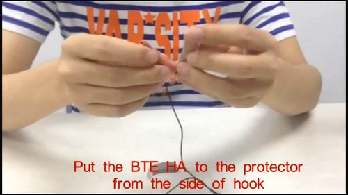 Cotton Hearing Aid Clip For BTE Hearing Aid Protecting